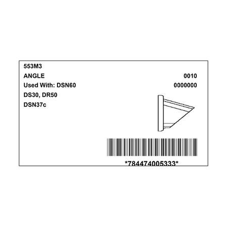 Meltric 553M3 ANGLE ADAPTER 30 DEGREE 553M3